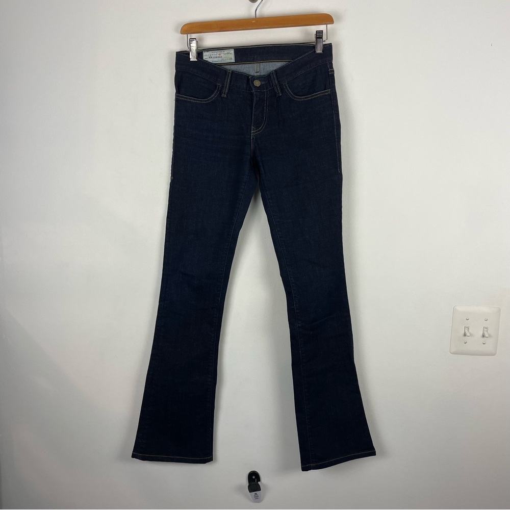 Imogene + Willie RN129065 Dark Wash Boot Leg Cotton Stretch Jeans Size 25 USA